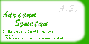 adrienn szmetan business card